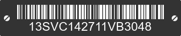 2001 SUNDOWNER ValueLite 13SVC142711VB3048 VIN decoded
