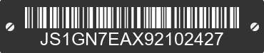 2009 SUZUKI GSX-R600 JS1GN7EAX92102427 VIN decoded