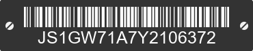 2000 SUZUKI GSX1300R JS1GW71A7Y2106372 VIN decoded