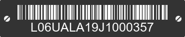 2018 TAIZHOU NEBULA POWER CO., LTD MODEL A L06UALA19J1000357 VIN decoded