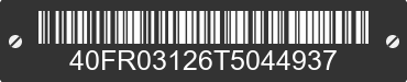 2026 TALBERT TALBERT 40FR03126T5044937 VIN decoded