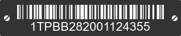 0 TENNESSEE TRAILERS Tennessee Trailers 1TPBB282001124355 VIN decoded