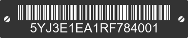 2024 TESLA Model 3 5YJ3E1EA1RF784001 VIN decoded
