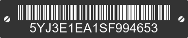 2025 TESLA Model 3 5YJ3E1EA1SF994653 VIN decoded