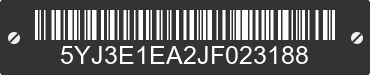 2018 TESLA Model 3 5YJ3E1EA2JF023188 VIN decoded