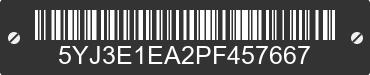 2023 TESLA Model 3 5YJ3E1EA2PF457667 VIN decoded