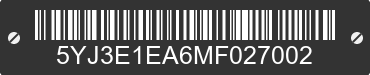 2021 TESLA Model 3 5YJ3E1EA6MF027002 VIN decoded