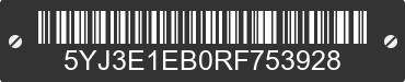 2024 TESLA Model 3 5YJ3E1EB0RF753928 VIN decoded