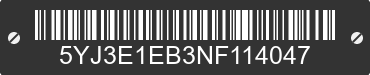 2022 TESLA Model 3 5YJ3E1EB3NF114047 VIN decoded