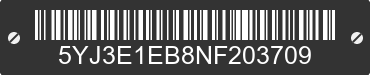 2022 TESLA Model 3 5YJ3E1EB8NF203709 VIN decoded