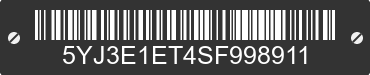 2025 TESLA Model 3 5YJ3E1ET4SF998911 VIN decoded