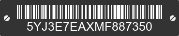 2021 TESLA Model 3 5YJ3E7EAXMF887350 VIN decoded