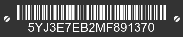2021 TESLA Model 3 5YJ3E7EB2MF891370 VIN decoded