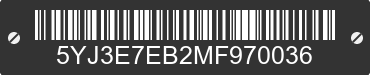 2021 TESLA Model 3 5YJ3E7EB2MF970036 VIN decoded
