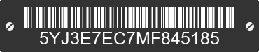 2021 TESLA Model 3 5YJ3E7EC7MF845185 VIN decoded