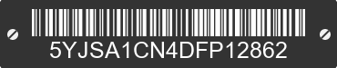 2013 TESLA Model S 5YJSA1CN4DFP12862 VIN decoded