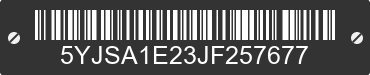 2018 TESLA Model S 5YJSA1E23JF257677 VIN decoded