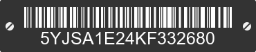 2019 TESLA Model S 5YJSA1E24KF332680 VIN decoded