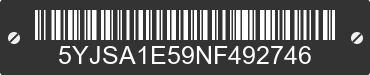 2022 TESLA Model S 5YJSA1E59NF492746 VIN decoded