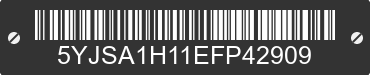 2014 TESLA Model S 5YJSA1H11EFP42909 VIN decoded