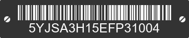 2014 TESLA Model S 5YJSA3H15EFP31004 VIN decoded