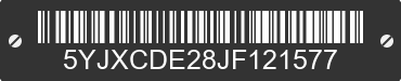 2018 TESLA Model X 5YJXCDE28JF121577 VIN decoded