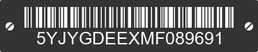 2021 TESLA Model Y 5YJYGDEEXMF089691 VIN decoded