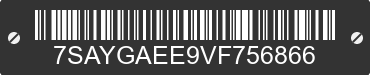 2027 TESLA Model Y 7SAYGAEE9VF756866 VIN decoded