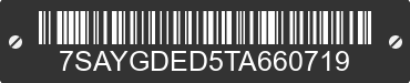 2026 TESLA Model Y 7SAYGDED5TA660719 VIN decoded