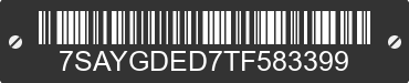 2026 TESLA Model Y 7SAYGDED7TF583399 VIN decoded