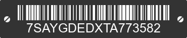 2026 TESLA Model Y 7SAYGDEDXTA773582 VIN decoded