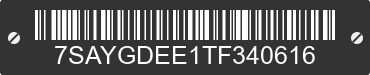 2026 TESLA Model Y 7SAYGDEE1TF340616 VIN decoded