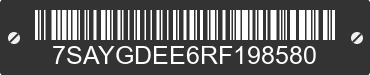 2024 TESLA Model Y 7SAYGDEE6RF198580 VIN decoded