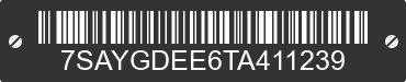 2026 TESLA Model Y 7SAYGDEE6TA411239 VIN decoded