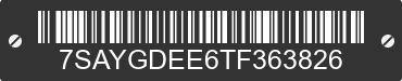 2026 TESLA Model Y 7SAYGDEE6TF363826 VIN decoded