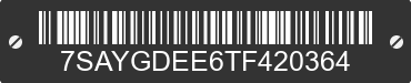 2026 TESLA Model Y 7SAYGDEE6TF420364 VIN decoded