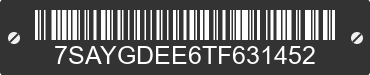 2026 TESLA Model Y 7SAYGDEE6TF631452 VIN decoded