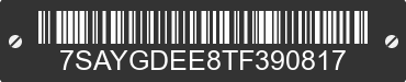 2026 TESLA Model Y 7SAYGDEE8TF390817 VIN decoded