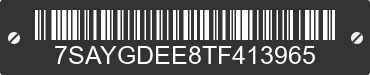 2026 TESLA Model Y 7SAYGDEE8TF413965 VIN decoded