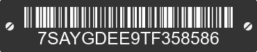 2026 TESLA Model Y 7SAYGDEE9TF358586 VIN decoded