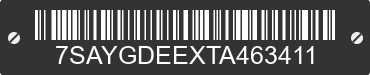 2026 TESLA Model Y 7SAYGDEEXTA463411 VIN decoded
