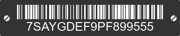 2023 TESLA Model Y 7SAYGDEF9PF899555 VIN decoded