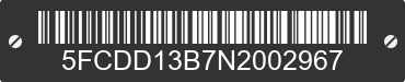2022 TOMBERLIN E-merge 5FCDD13B7N2002967 VIN decoded