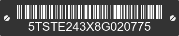 2008 TOMBERLIN E-merge 5TSTE243X8G020775 VIN decoded