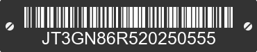 2002 TOYOTA 4-Runner JT3GN86R520250555 VIN decoded