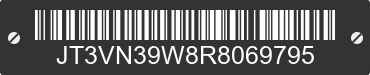 1994 TOYOTA 4-Runner JT3VN39W8R8069795 VIN decoded
