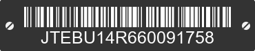 2006 TOYOTA 4-Runner JTEBU14R660091758 VIN decoded