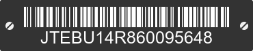 2006 TOYOTA 4-Runner JTEBU14R860095648 VIN decoded