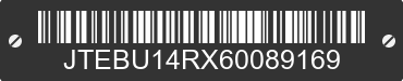 2006 TOYOTA 4-Runner JTEBU14RX60089169 VIN decoded