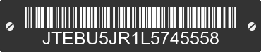 2020 TOYOTA 4-Runner JTEBU5JR1L5745558 VIN decoded